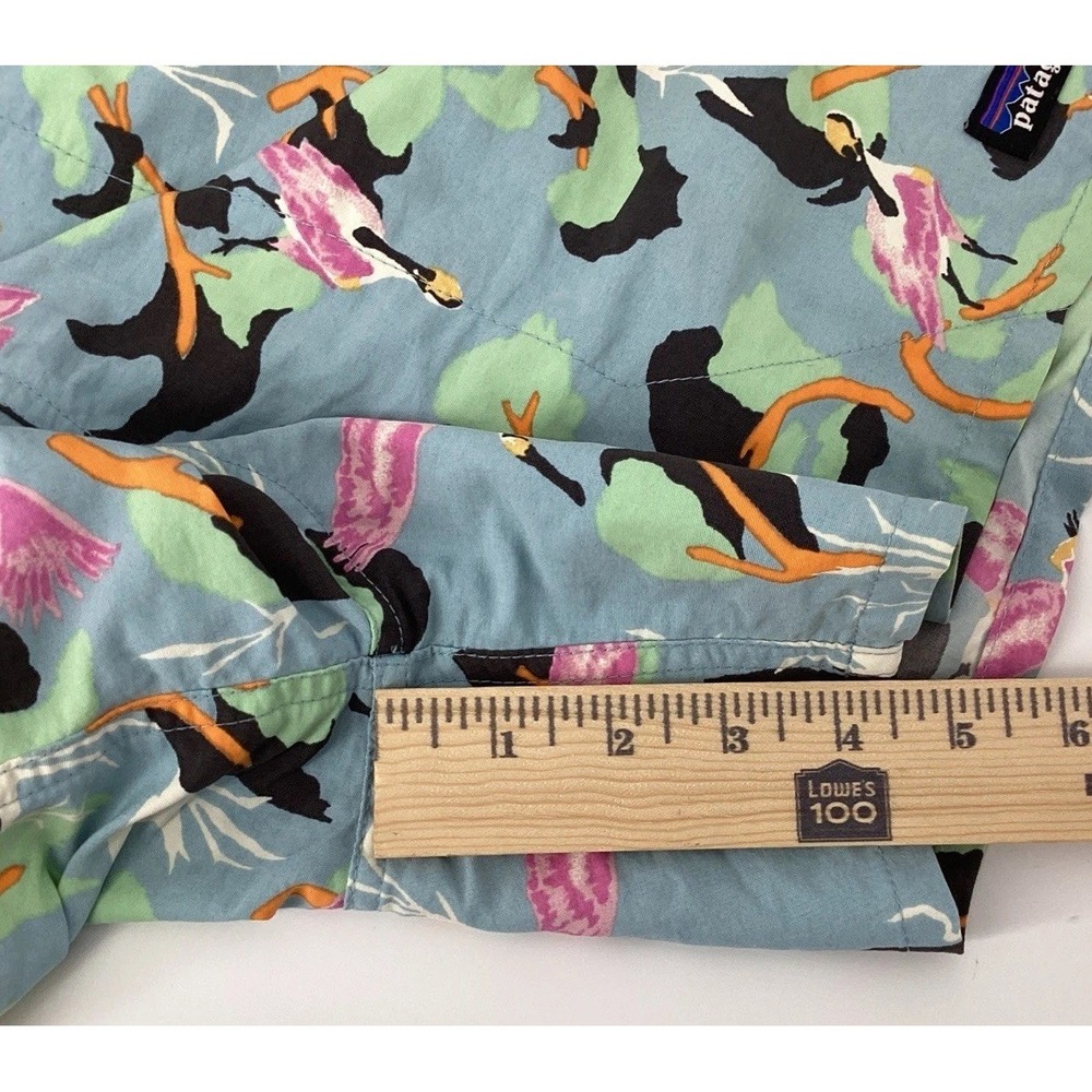 Patagonia Baggies Mens Size S Spoonbills Big Sky Blue Shorts STY57021SP20 - Picture 9 of 9